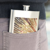 Fireworks 11 4 juillet fiole en acier inoxydable (En situation)