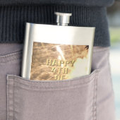 Fireworks 15 4 juillet fiole en acier inoxydable (En situation)