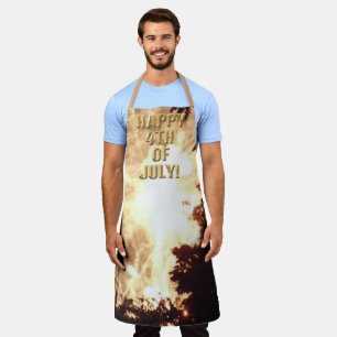 Fireworks 15 4 juillet tablier chef