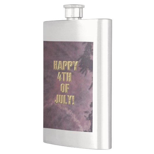 Fireworks 16 4 juillet fiole en acier inoxydable (Gauche)