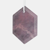 Fireworks 16 ornement hexagone en verre (Avant gauche)