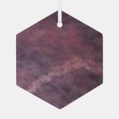 Fireworks 16 ornement hexagone en verre (Verso)