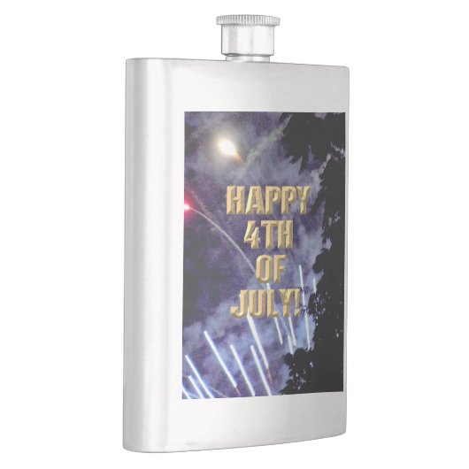 Fireworks 1 4 juillet flacon en acier inoxydable (Droite)
