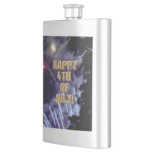 Fireworks 1 4 juillet flacon en acier inoxydable (Gauche)