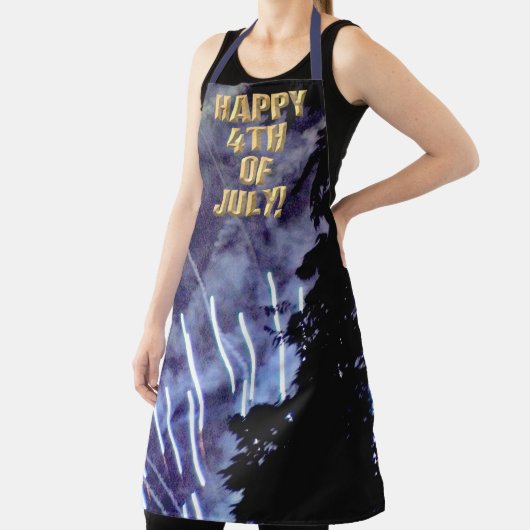 Fireworks 1 4 juillet tablier chef (Insitu)