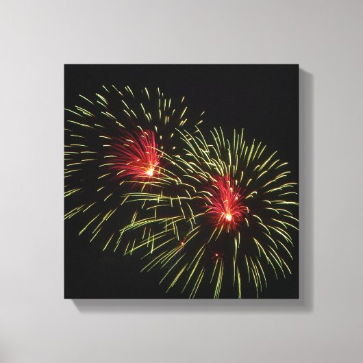 Fireworks 1 canvas afdruk (Voorkant)