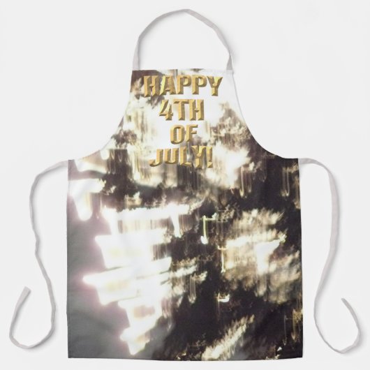 Fireworks 2 4 juillet tablier chef (Recto)