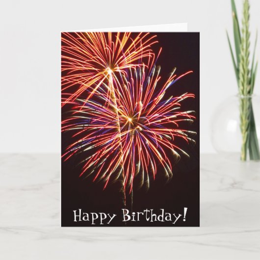 Fireworks 2 kaart (Voorkant)