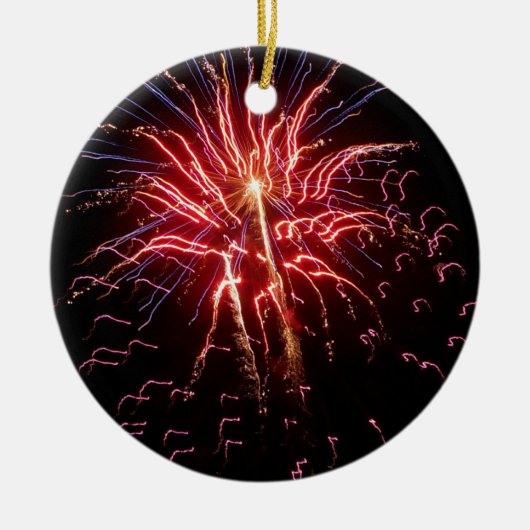 Fireworks 2 keramisch ornament (Voorkant)