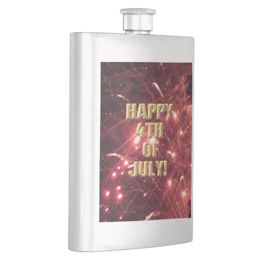 Fireworks 3 4 juillet flacon en acier inoxydable (Droite)