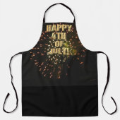Fireworks 4 4 juillet tablier chef (Recto)