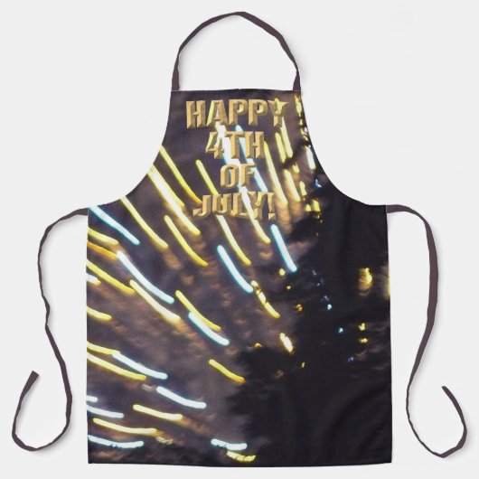 Fireworks 6 4 juillet tablier chef (Recto)