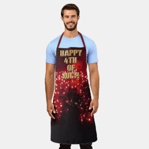 Fireworks 7 4 juillet tablier chef