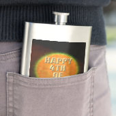 Fireworks 9 4 juillet flacon en acier inoxydable (En situation)