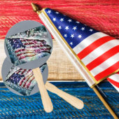 Fireworks-achtergrond Handwaaier