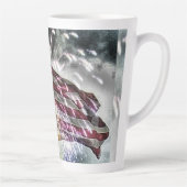 Fireworks Achtergrond II Latte Mok (Rechts)