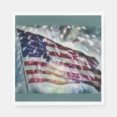 Fireworks-achtergrond Servet (Voorkant)