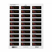 Fireworks-adreslabels voor retourzendingen etiket (Full Sheet)
