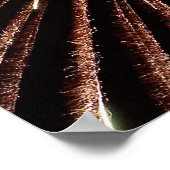 Fireworks-afdrukken Poster (Hoek)