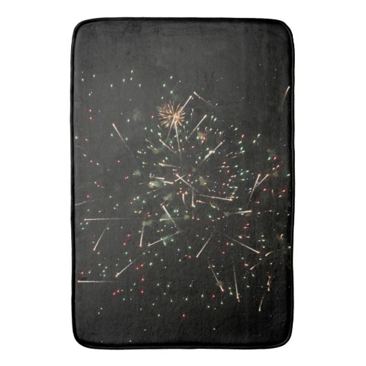 Fireworks Bath Mat (Voorkant Verticaal)