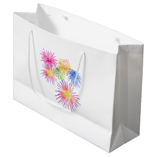 Fireworks Big Party Celebration Firecrackers Groot Cadeauzakje (Voorkant Gekanteld)