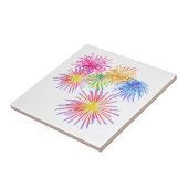 Fireworks Big Party Celebration Firecrackers Tegeltje (Zijkant)