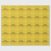 Fireworks Black Independence Day Happy Juneteenth Cadeaupapier (Vlak)