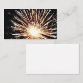 Fireworks Burst Visitekaartje (Voorkant / Achterkant)