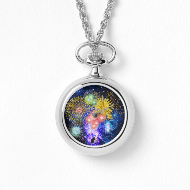 Fireworks Bursts  Horloge (Voorkant)