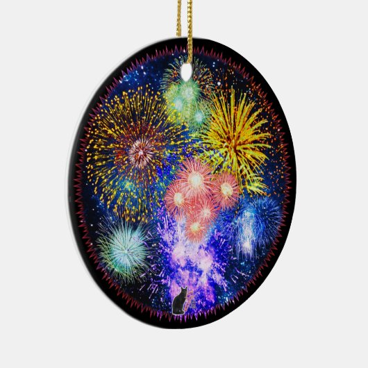 Fireworks Bursts Ornament (Rechts)