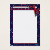 Fireworks Cadeau Label Visitekaartje (Achterkant)