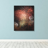 Fireworks Canvas Print 20 (Insitu (Houten vloer))