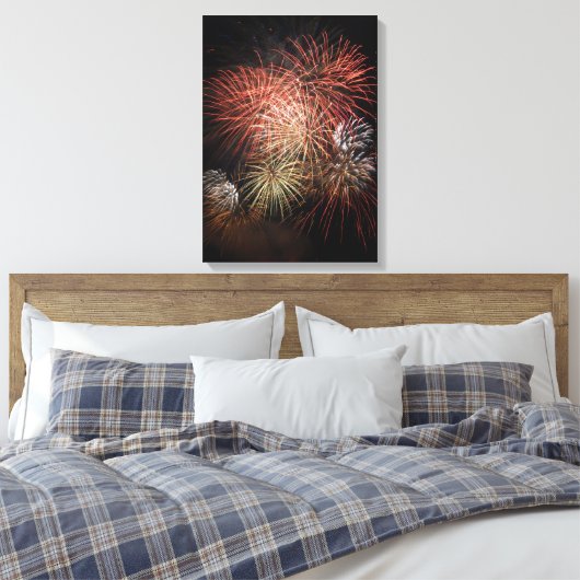 Fireworks Canvas Print 20 (Insitu (Slaapkamer))