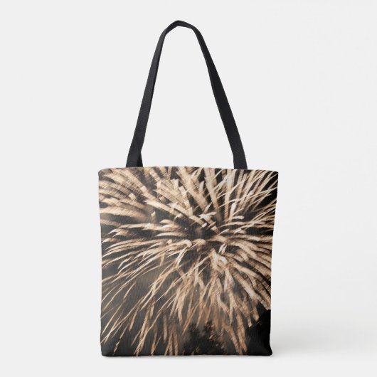 Fireworks-Canvas tas (Achterkant)