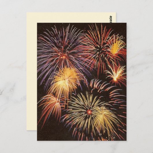 Fireworks - Carte postale (Devant / Derrière)