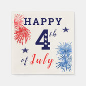 Fireworks Celebration Napkins Servet (Voorkant)