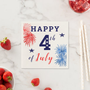 Fireworks Celebration Napkins Servet