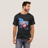 Fireworks-coördinator als ik u de vlag 4t van de V T-shirt (Voorkant volledig)