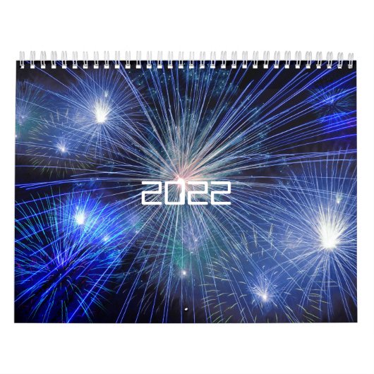 Fireworks Custom Printed Calendar 2022 Kalender (Hoes)