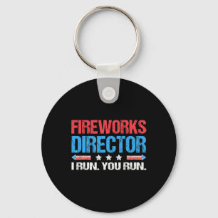 Fireworks Director - ik runde je met grappige 4 ju Sleutelhanger