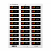Fireworks display custom return address labels (Full Sheet)
