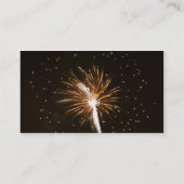 Fireworks-display op de Savannah-rivier Visitekaartje (Achterkant)