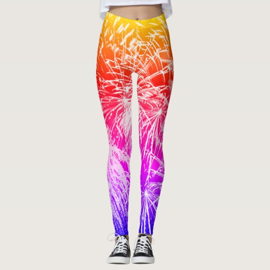 Fireworks Display, patriottische, Ipanema-Leggings Leggings (Voorkant)