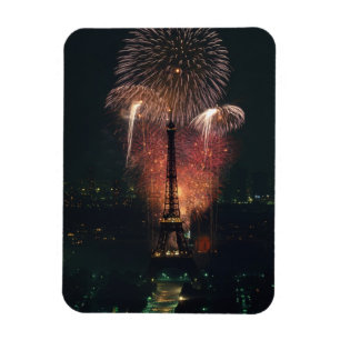 Fireworks, Eiffel Tower, Parijs, Frankrijk Magneet