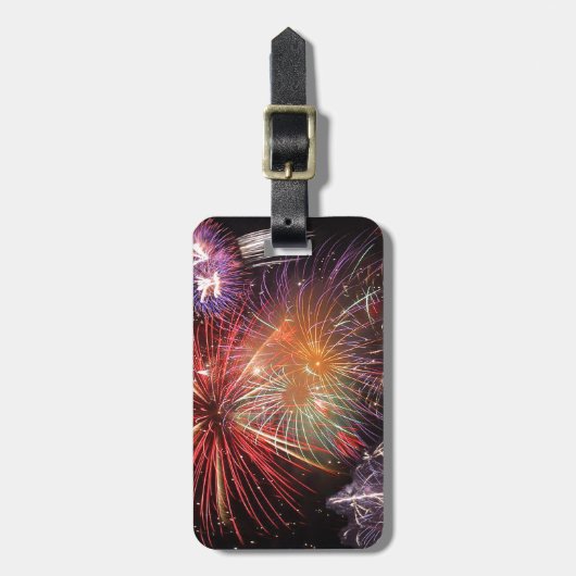 Fireworks Finale Bagagelabel (Voorkant verticaal)