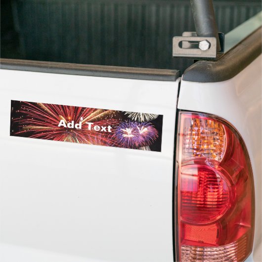 Fireworks Finale Bumpersticker (Op Truck)