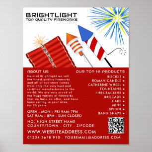 Fireworks, Fireworks Sales Adverteren Poster