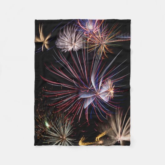 Fireworks Fleece Blanket (Voorkant)
