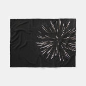 Fireworks Fleece Blanket Deken (Voorkant (Horizontaal))