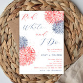Fireworks & Forever Engagement Party Invitation